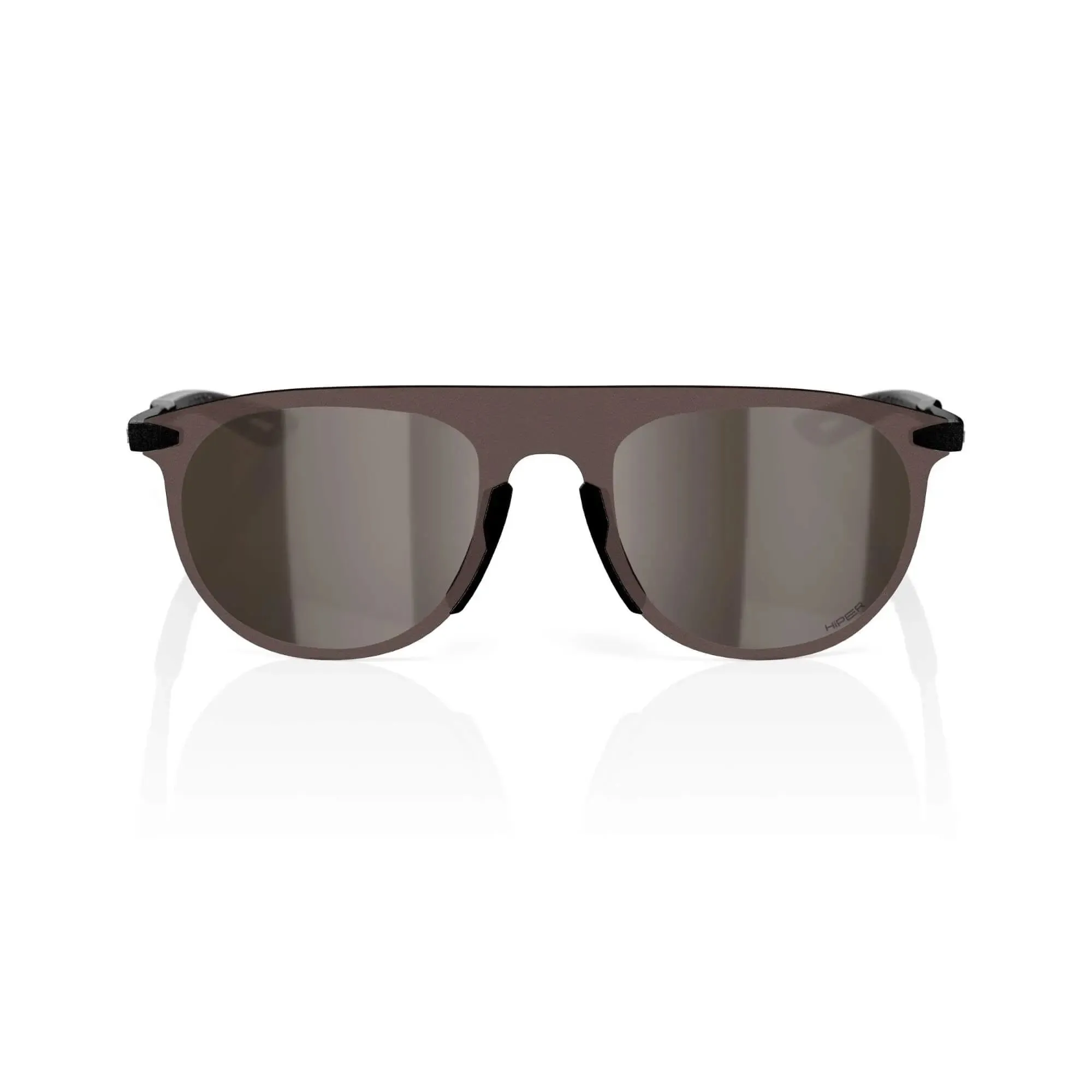 100% Legere Coil Glasses Matt Black / HiPER Silver Mirror Lens