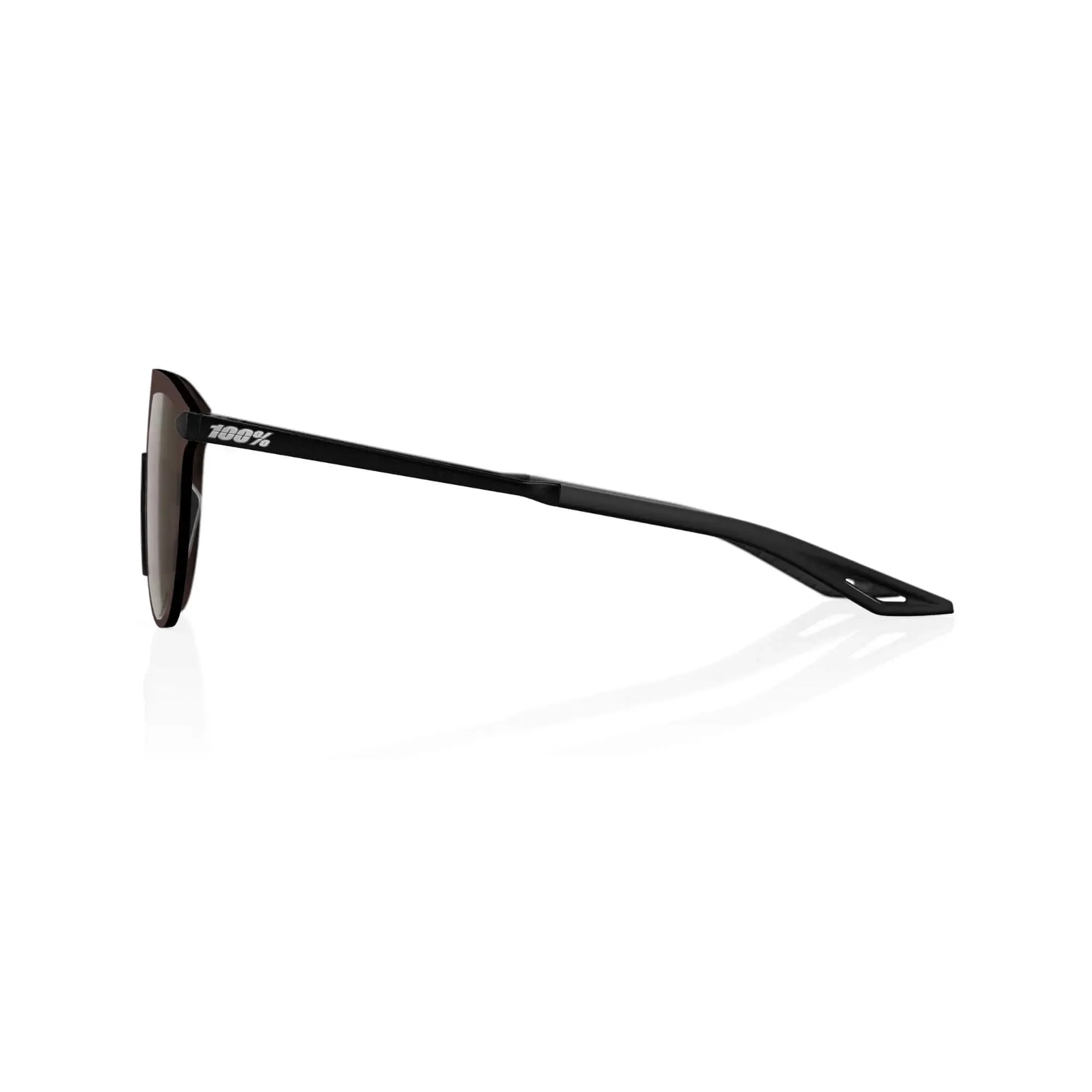 100% Legere Coil Glasses Matt Black / HiPER Silver Mirror Lens