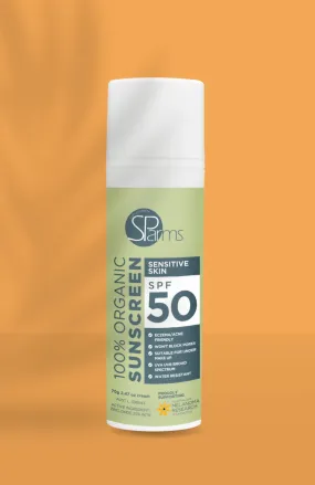 100% Organic Sunscreen - Sensitive Skin