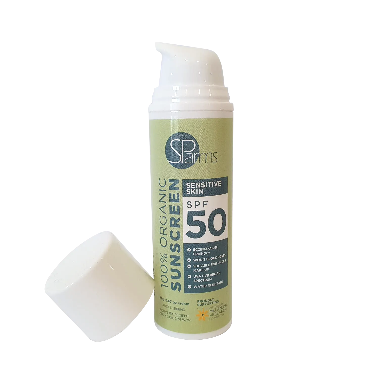 100% Organic Sunscreen - Sensitive Skin