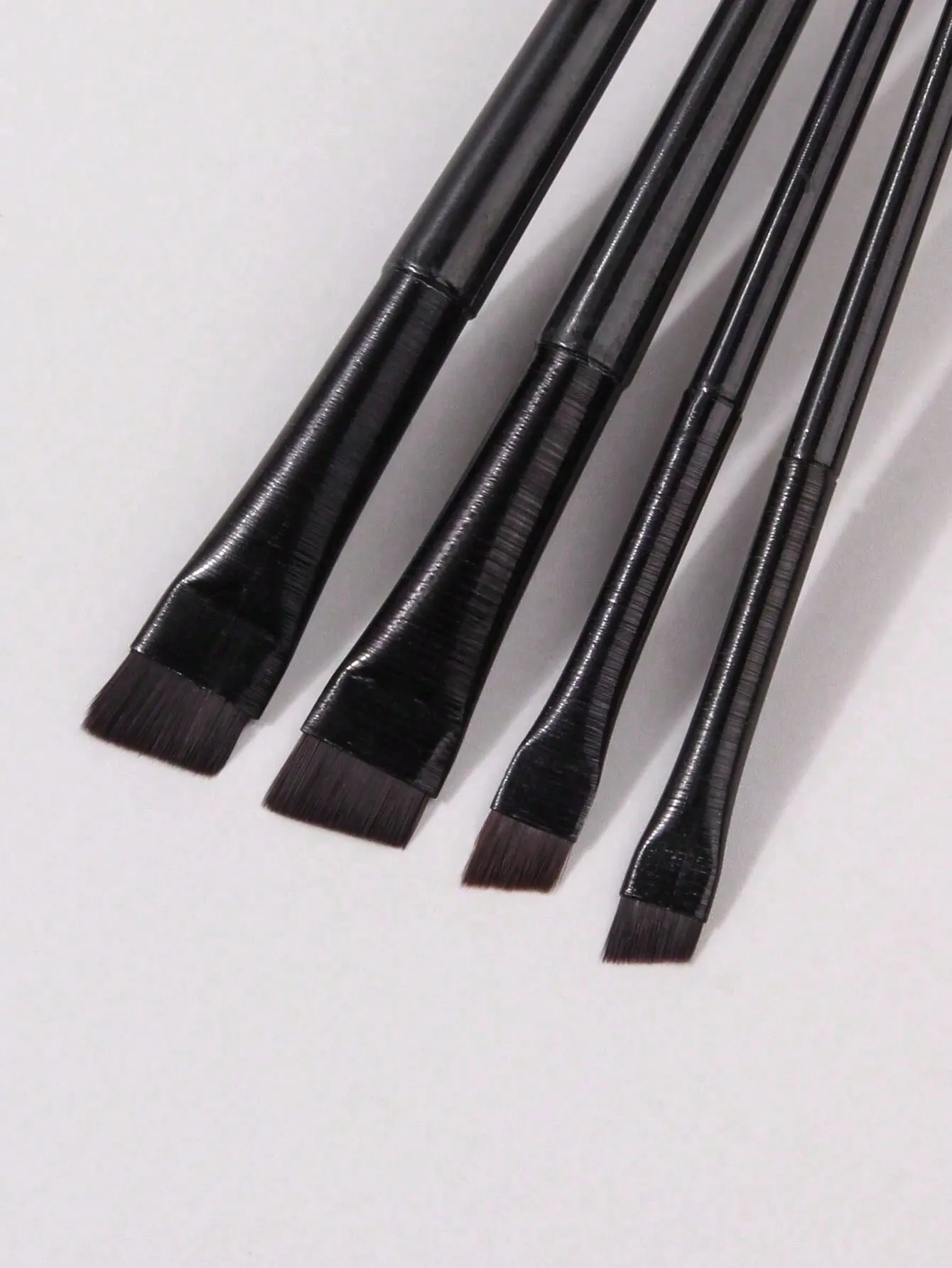 4pcs Upgraded Fine Eyebrow Pencil Brush, Ultra-Thin Angled Brow Shaping Makeup Brushes