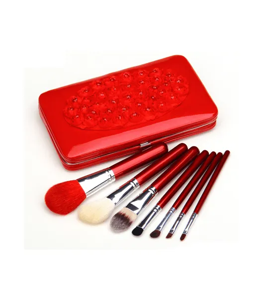 7 Piece Flower Make Up Brush Set