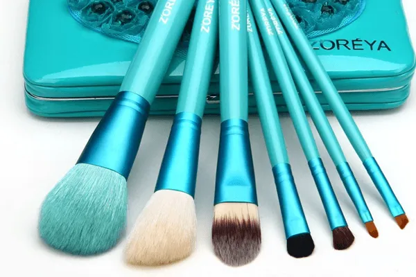 7 Piece Flower Make Up Brush Set