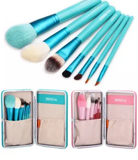 7 Piece Flower Make Up Brush Set