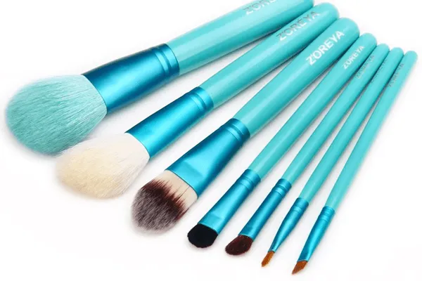 7 Piece Flower Make Up Brush Set