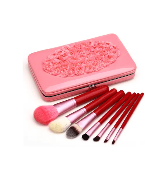 7 Piece Flower Make Up Brush Set