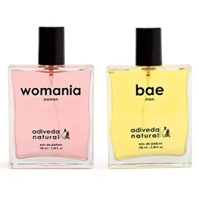 Adiveda Natural Womania & Bae For Men & Women Combo Eau de Parfum - 200 ml