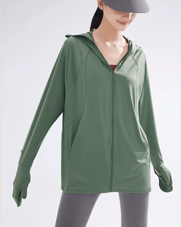 Beneunder Women's Sun Protection Jacket Fingertips UPF50 