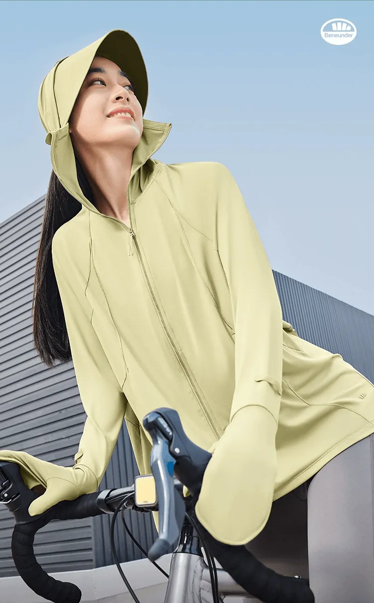 Beneunder Women's Sun Protection Jacket Fingertips UPF50 