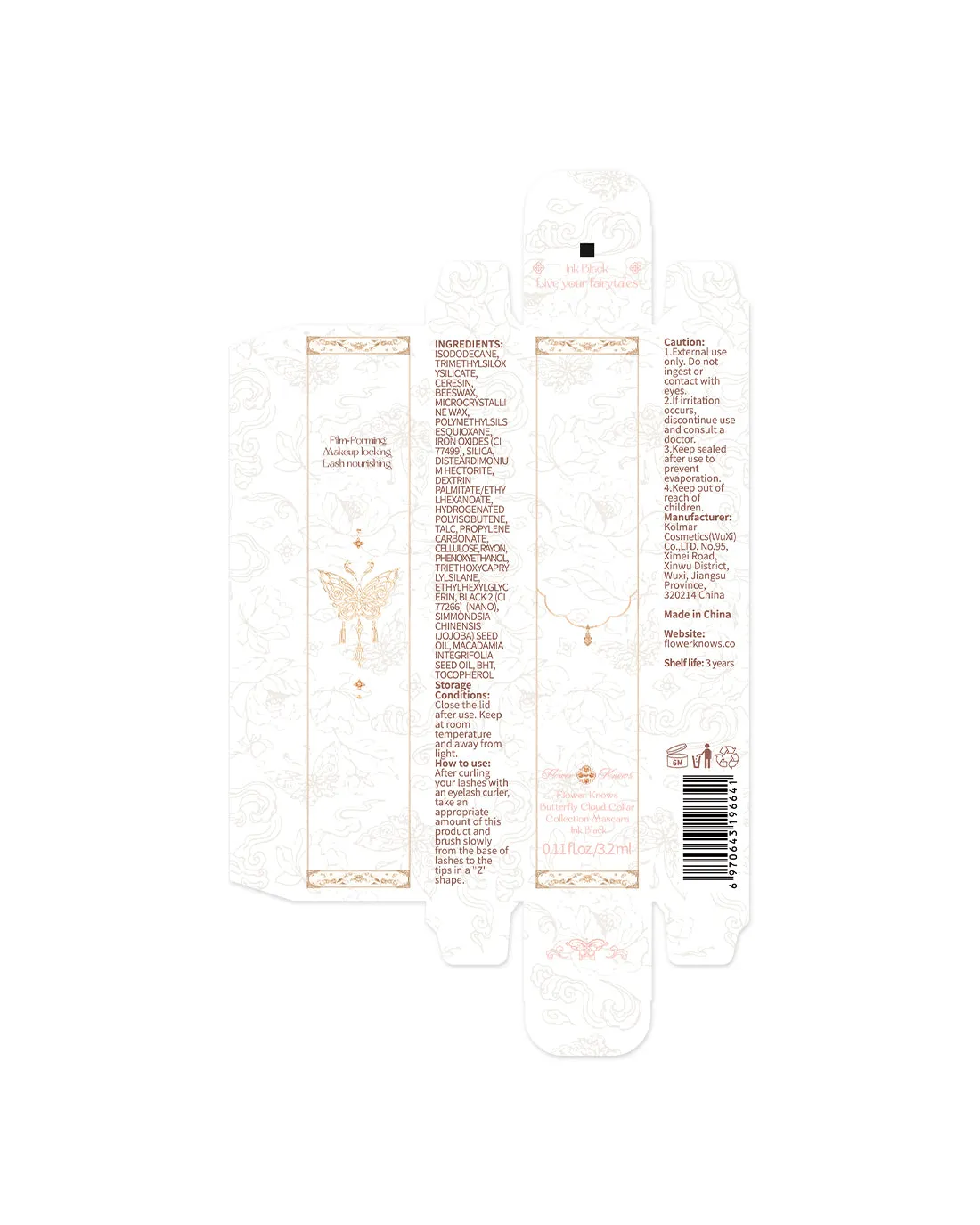 Butterfly Cloud Collar Mascara