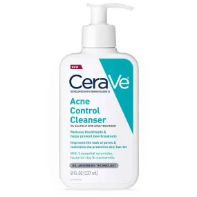 CeraVe Acne Control Cleanser for Oily Skin and Blackheads - 355ML