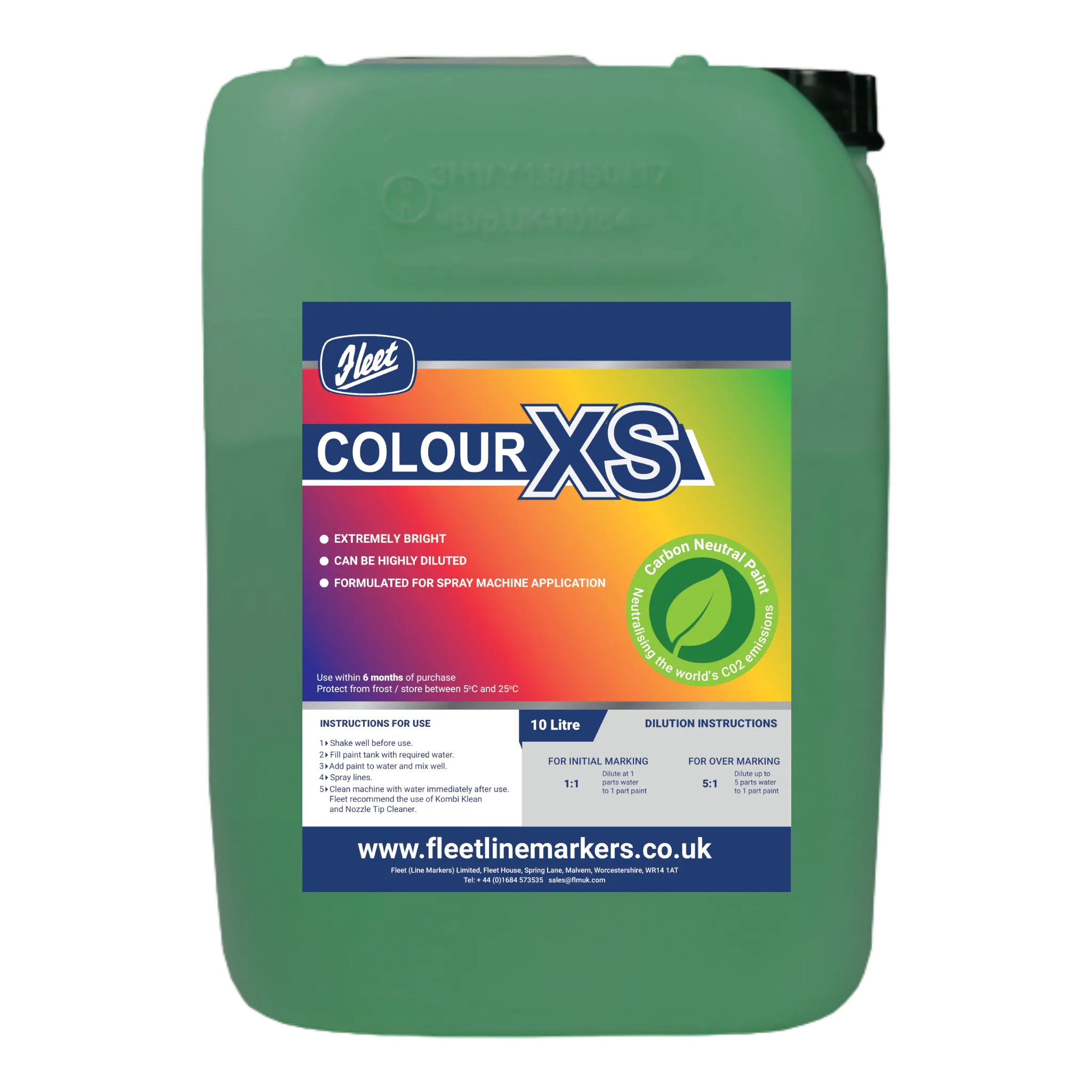 Colour XS Range 10 litres