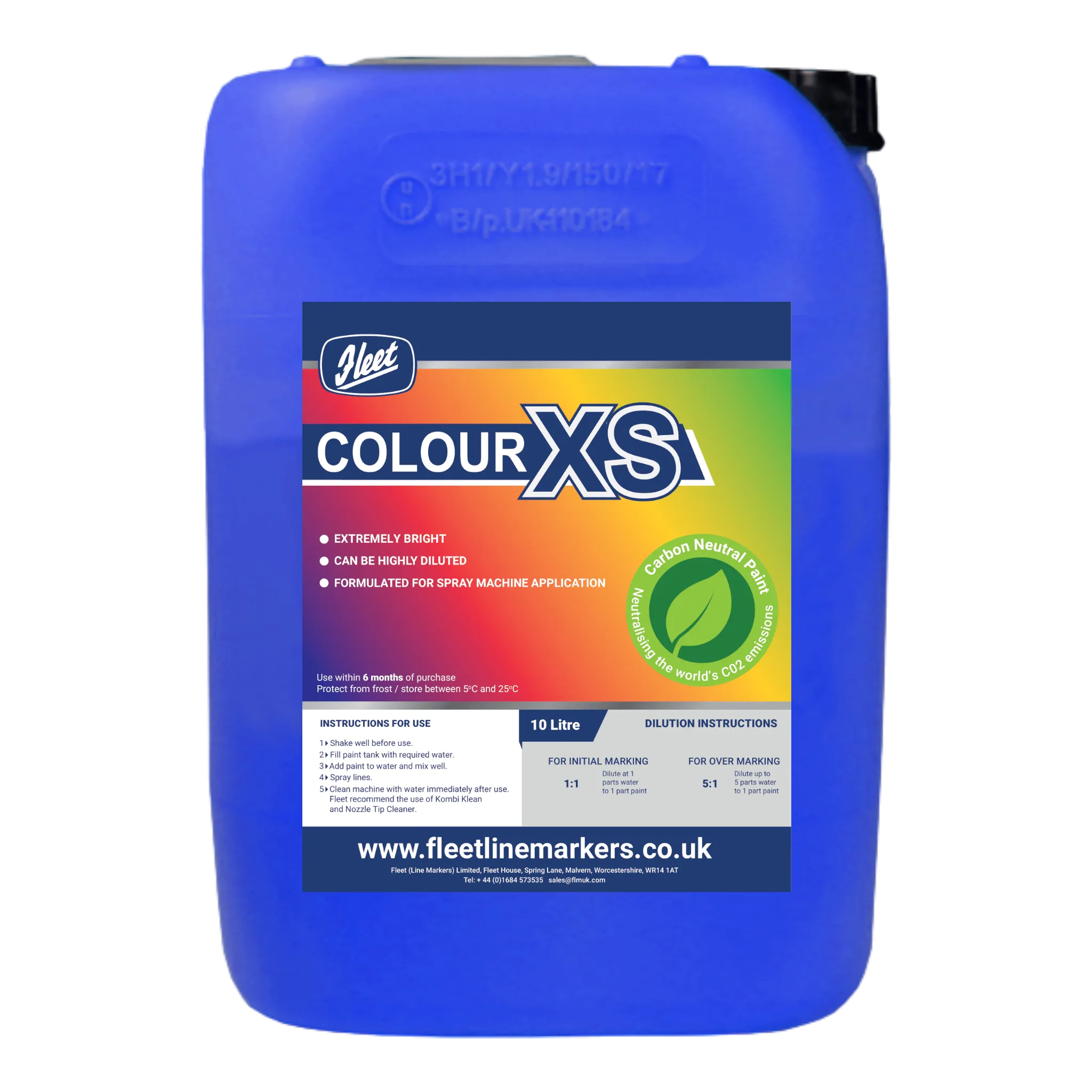 Colour XS Range 10 litres