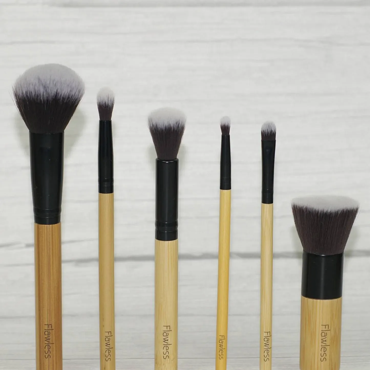 Dewy Skin Bamboo Brush Set, 6-piece