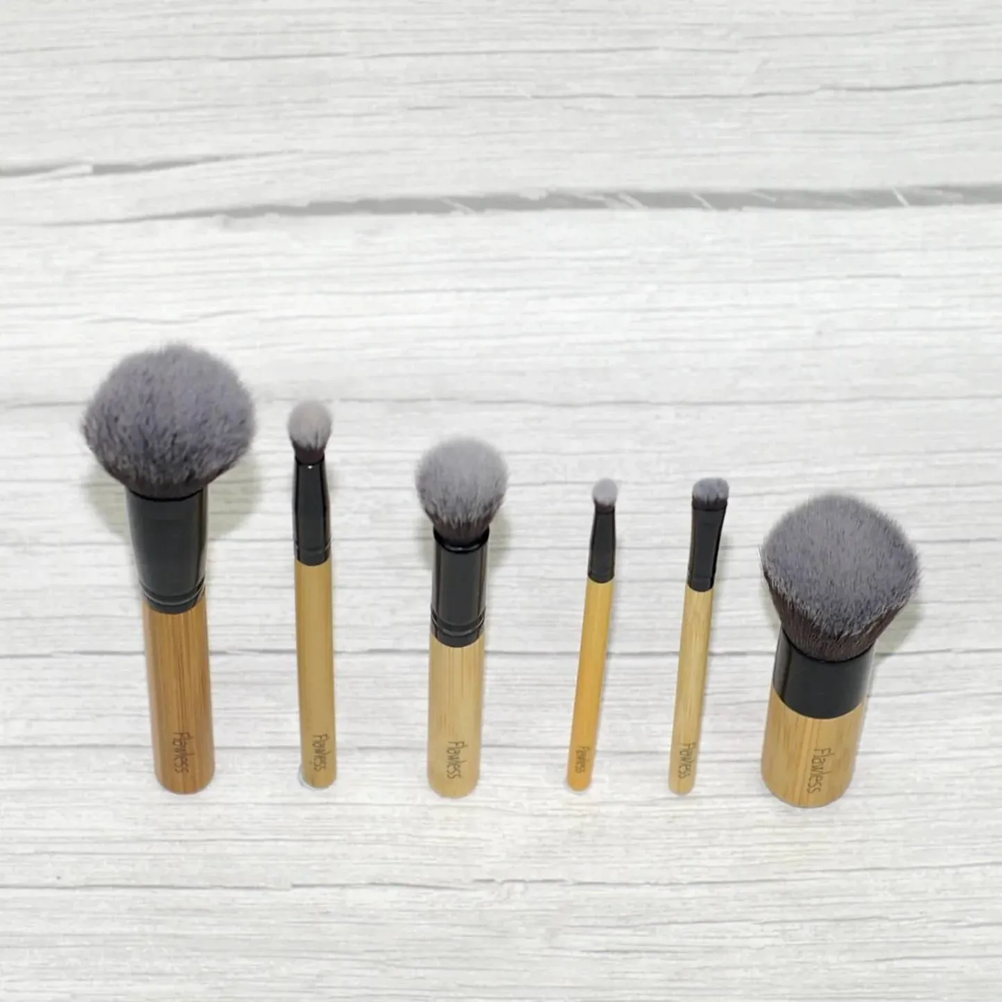 Dewy Skin Bamboo Brush Set, 6-piece