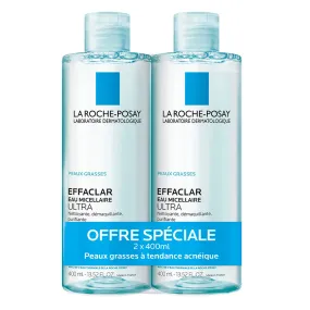 Effaclar Purifying Micellar Water 2x400ml Effaclar Peaux Grasses La Roche-Posay