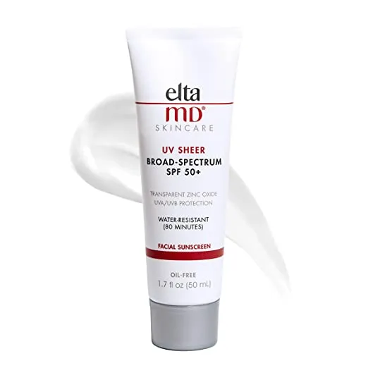 EltaMD UV Sheer SPF 50  Sunscreen Lotion Water Resistant