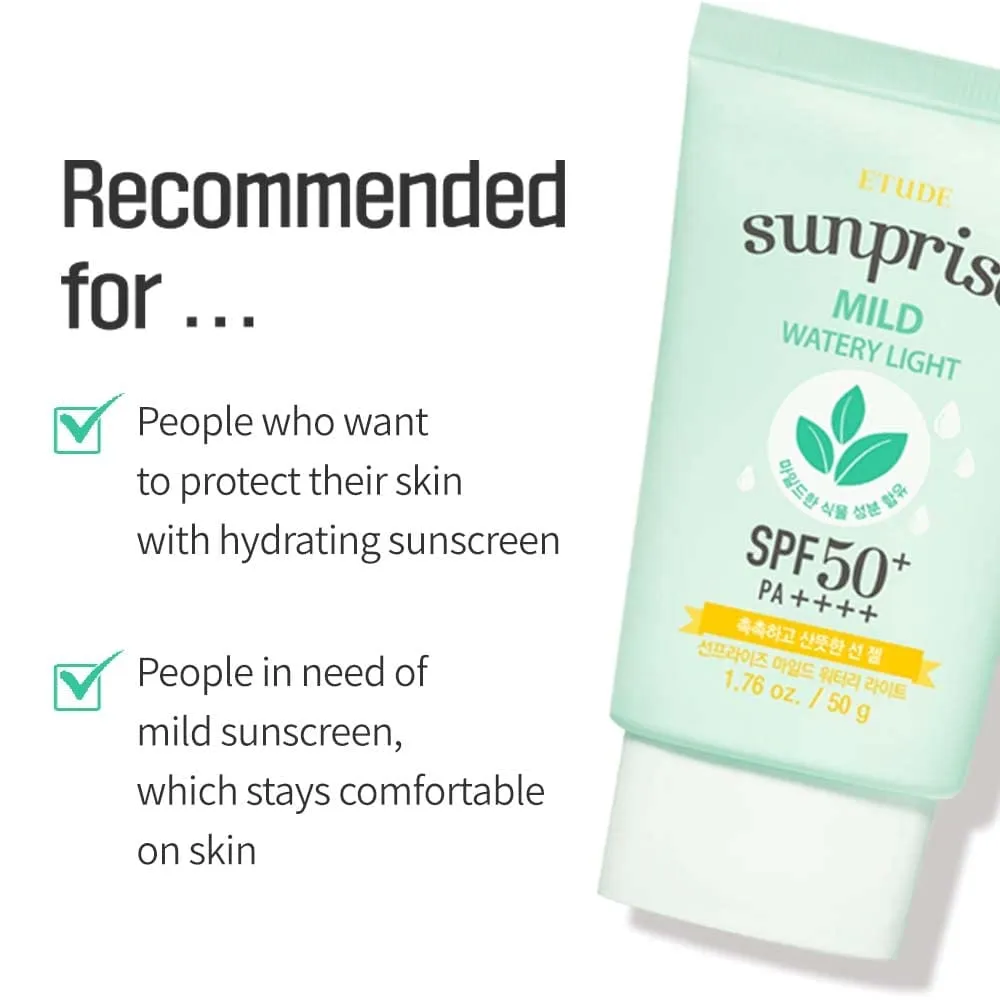 ETUDE Sunprise Mild Watery Light SPF50 PA   