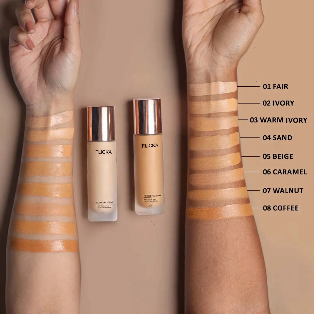 Flawless Femme HD Liquid Foundation