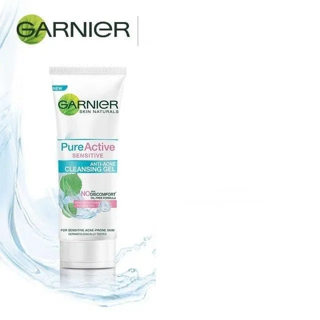 Garnier Pure Active Sensitive Gel Facial Foam - 100ml