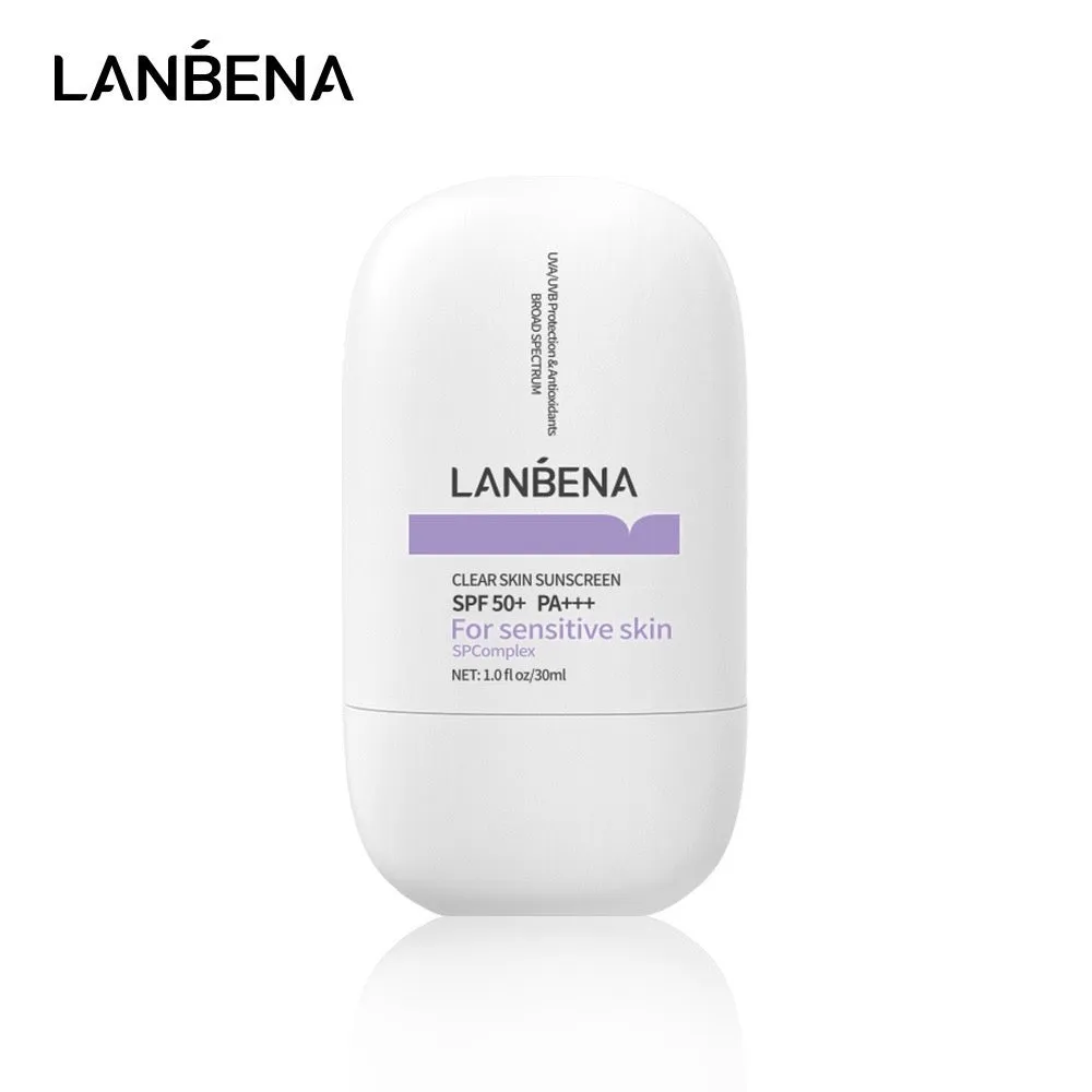 Lanbena Clear Skin Sunscreen SPF50  PA    for sentive skin (30ml)
