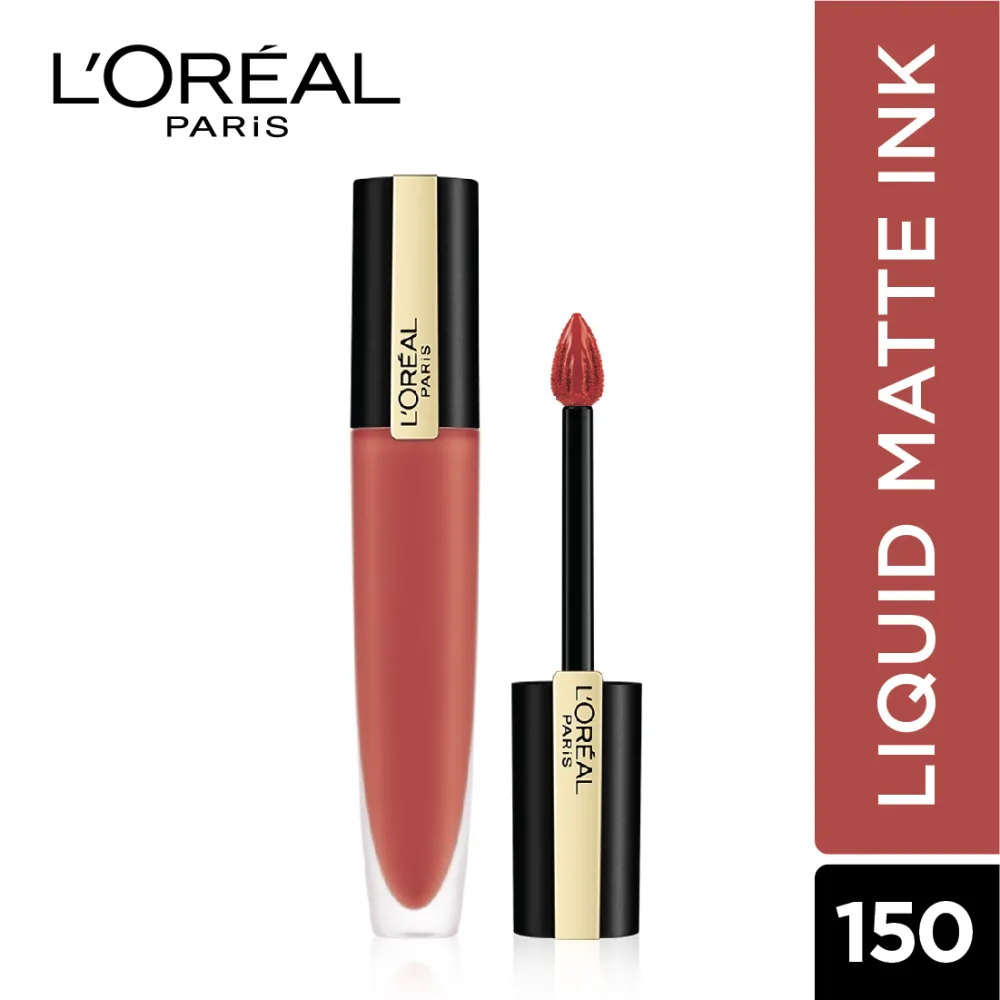 L'Oreal Paris Rouge Signature Matte Liquid Lipstick, 150 I Dominate