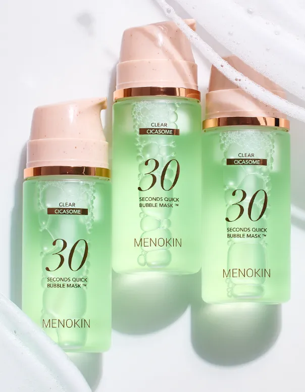 MENOKIN Repair Clear 30 Seconds Quick Bubble Mask 95ml