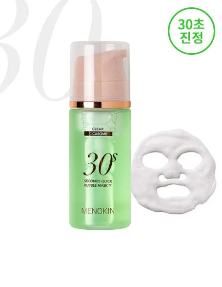 MENOKIN Repair Clear 30 Seconds Quick Bubble Mask 95ml