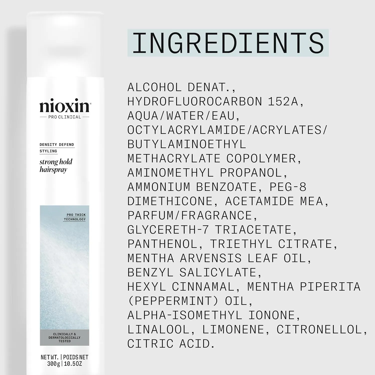 Nioxin Strong Hold Hairspray