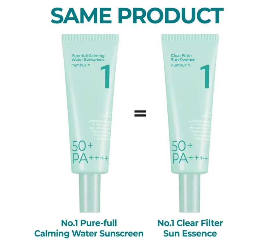 Numbuzin No.1 Clear Filter Sun Essence