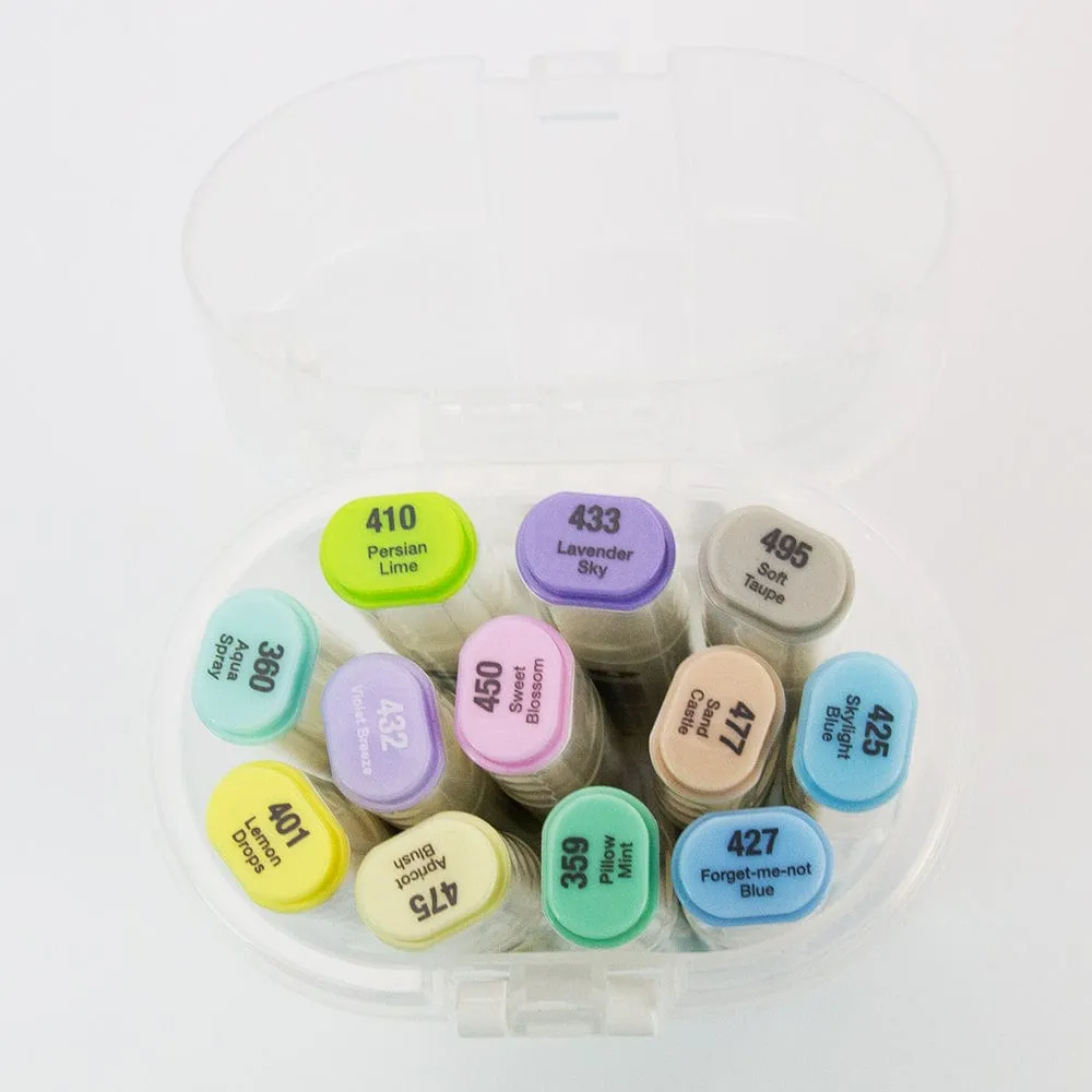 Nuvo - Marker Pen Collection - Perfect Pastels - 12 Pack - 345N