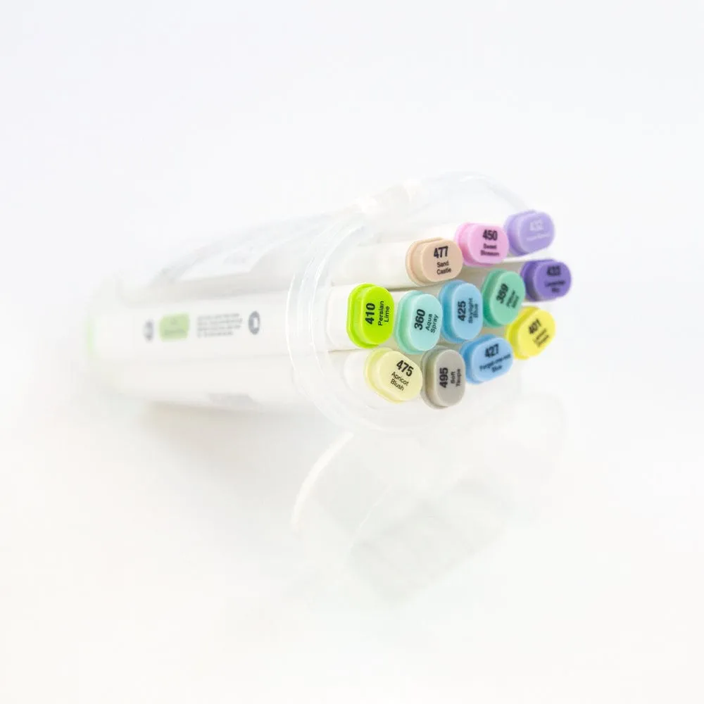 Nuvo - Marker Pen Collection - Perfect Pastels - 12 Pack - 345N