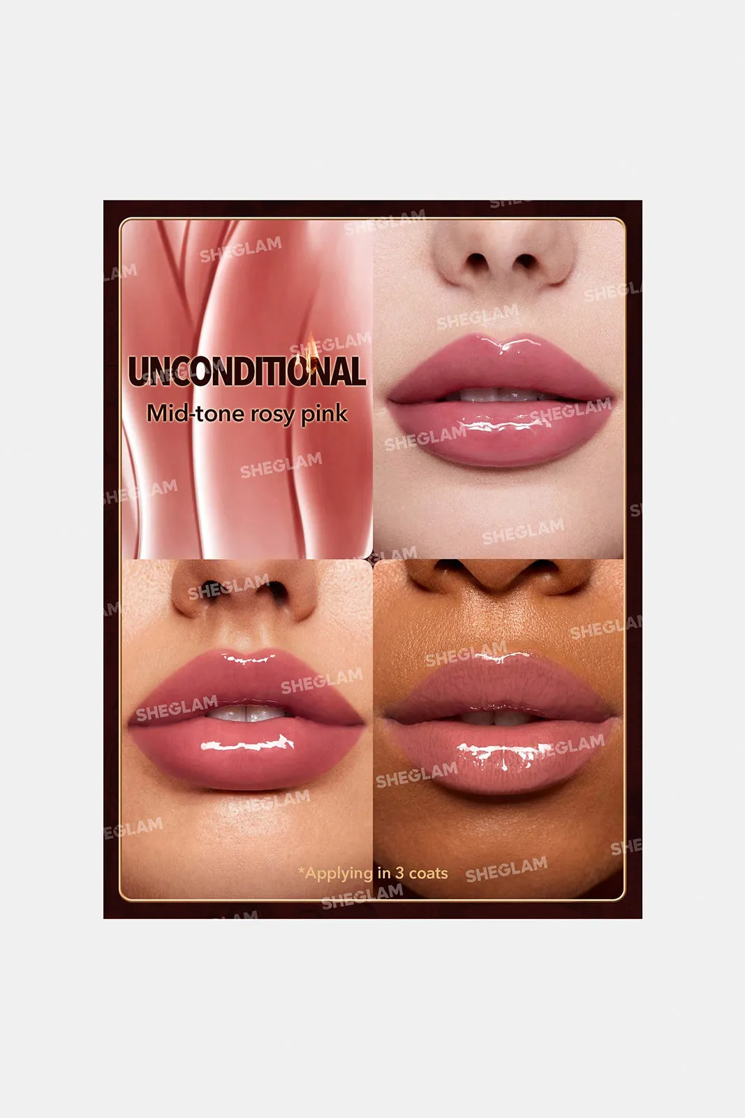 Sheglam Ember Rose Immortal Love Nourishing Lip Gloss Unconditional
