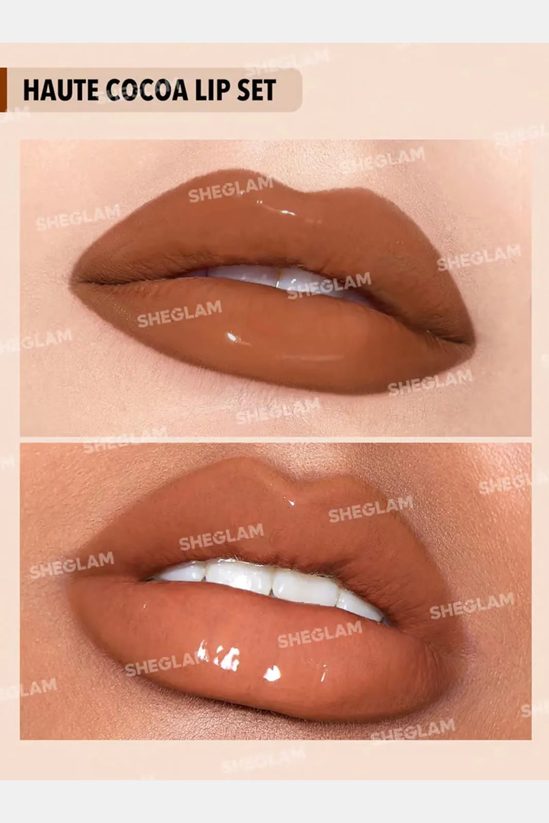 Sheglam Soft 90'S Glam Lip Liner And Lip Duo Set - Haute Cocoa