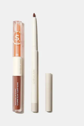 Sheglam Soft 90'S Glam Lip Liner And Lip Duo Set - Haute Cocoa
