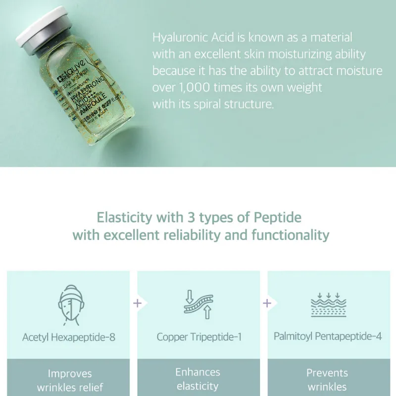 Stayve Hyaluronic Acid Ampoule (10pcs x 8ml)