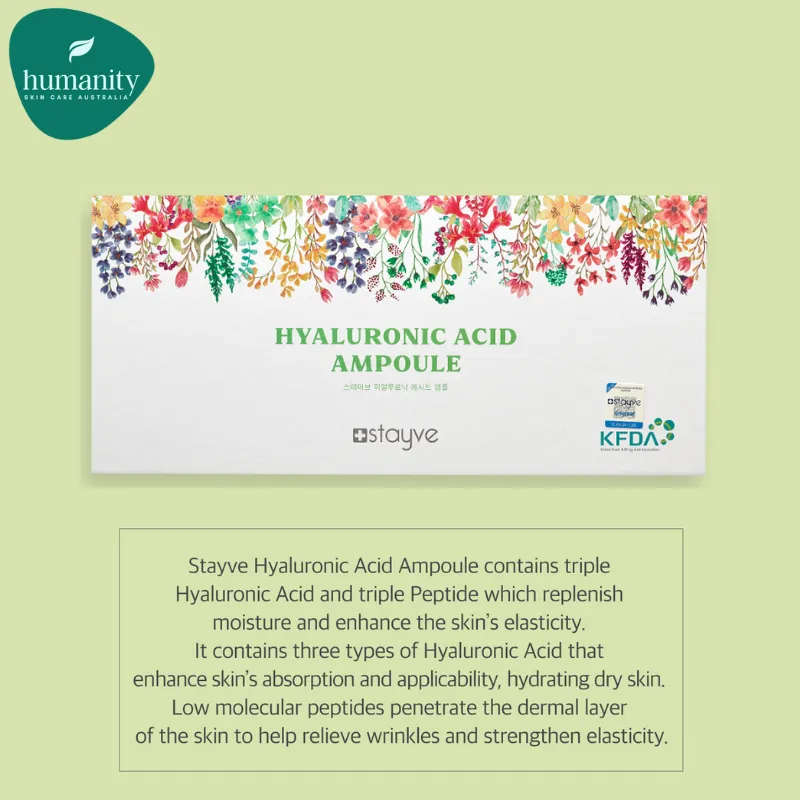 Stayve Hyaluronic Acid Ampoule (10pcs x 8ml)