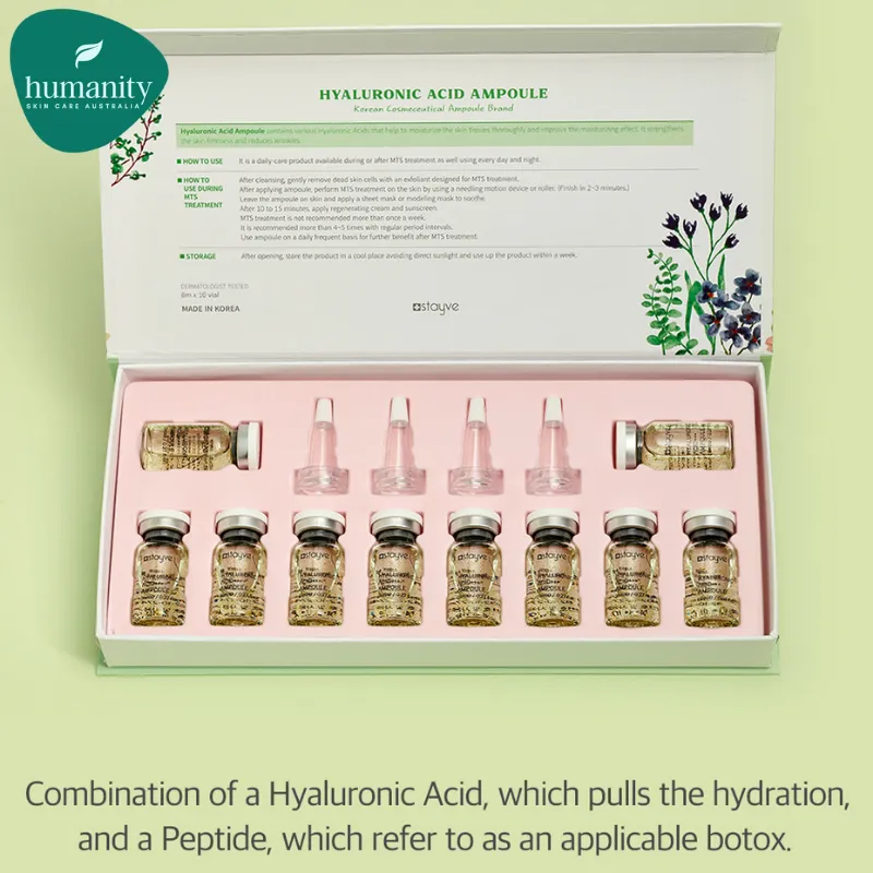 Stayve Hyaluronic Acid Ampoule (10pcs x 8ml)