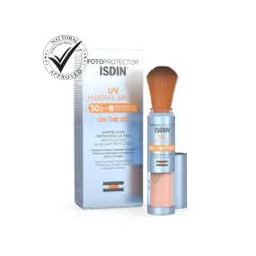 Sunscreen Reapplication Sunbrush Mineral Colorless Powder  SPF50  -400ml- ISDIN