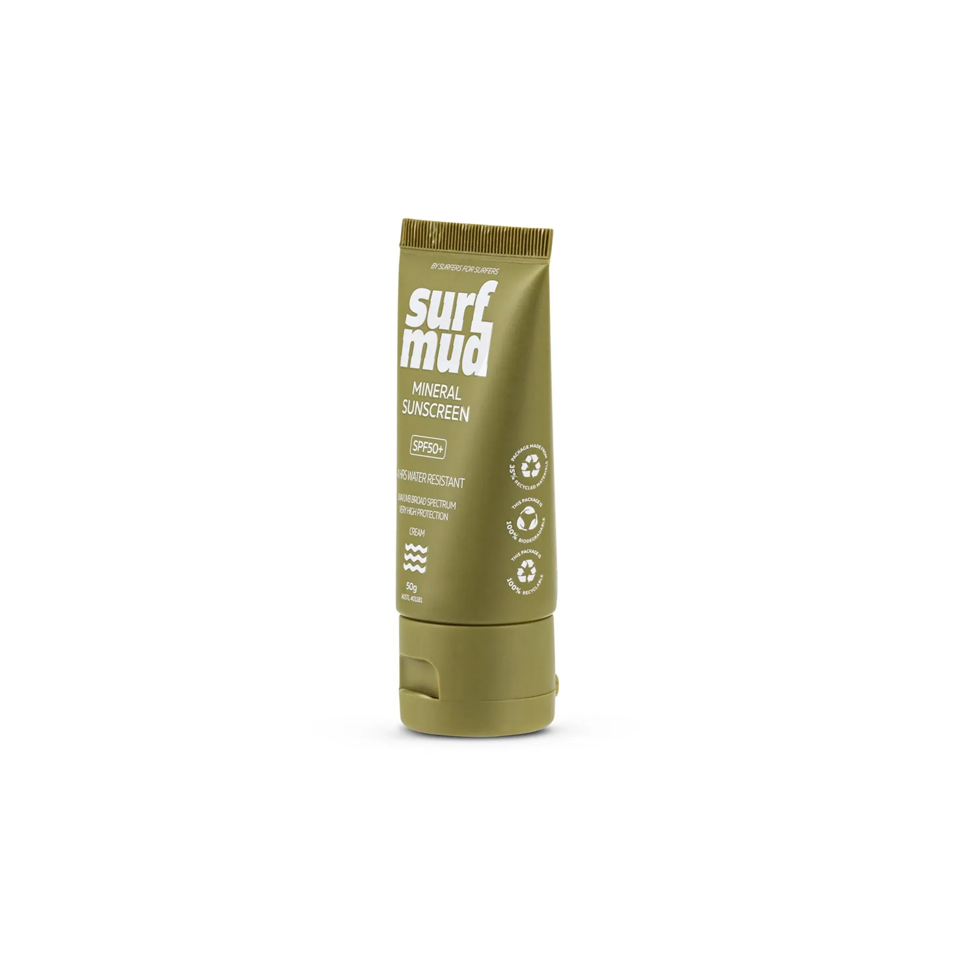 Surfmud Australia - Mineral Sunscreen SPF50  Sunscreen - 50g