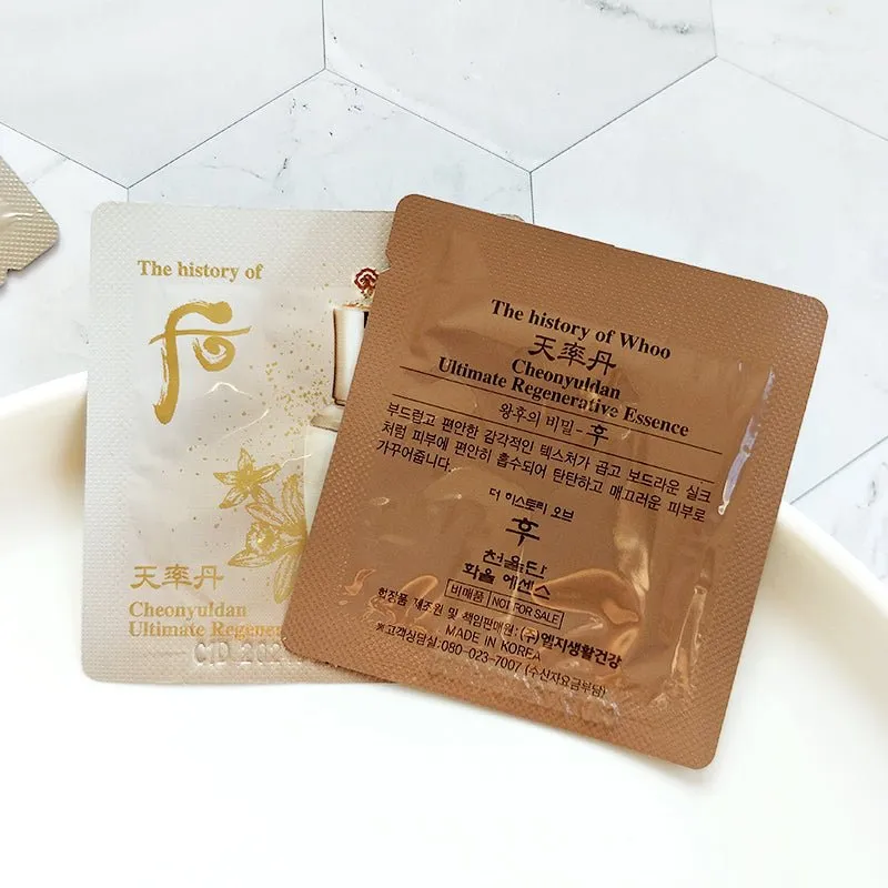 The History of Whoo Cheonyuldan Ultimate Regenerative Essence 1ml x 30/60/90/120pcs