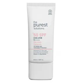 The Purest Solutions Blemish Defense Sunscreen With SPF 50  & PA     50ml