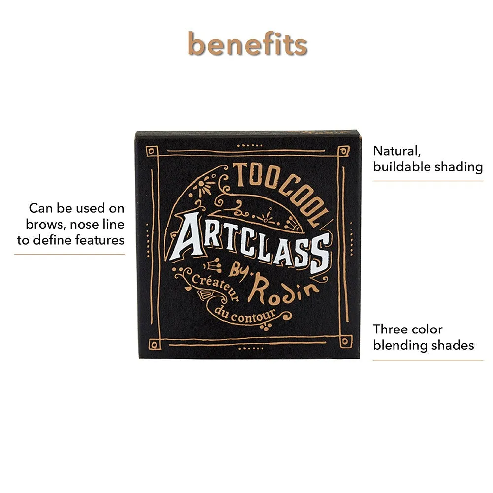Too Cool For School Artclass By Rodin Shading (1 Classic) 韩国 Too Cool For School 涂酷 修容盘三色高光遮瑕 (1 经典棕) 9.5g